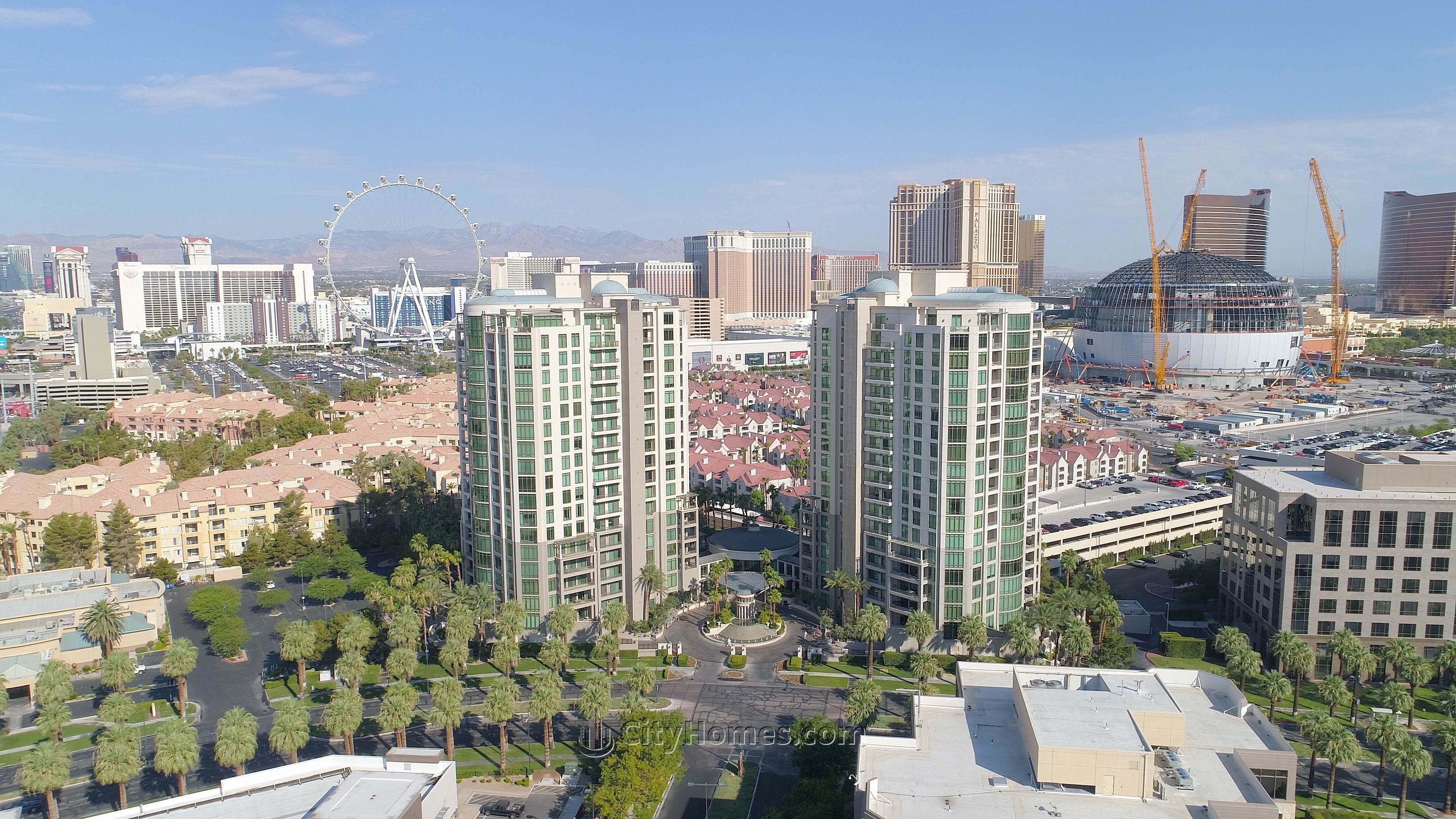 Park Towers building at 1 Hughes Center Dr, Las Vegas, NV 89169