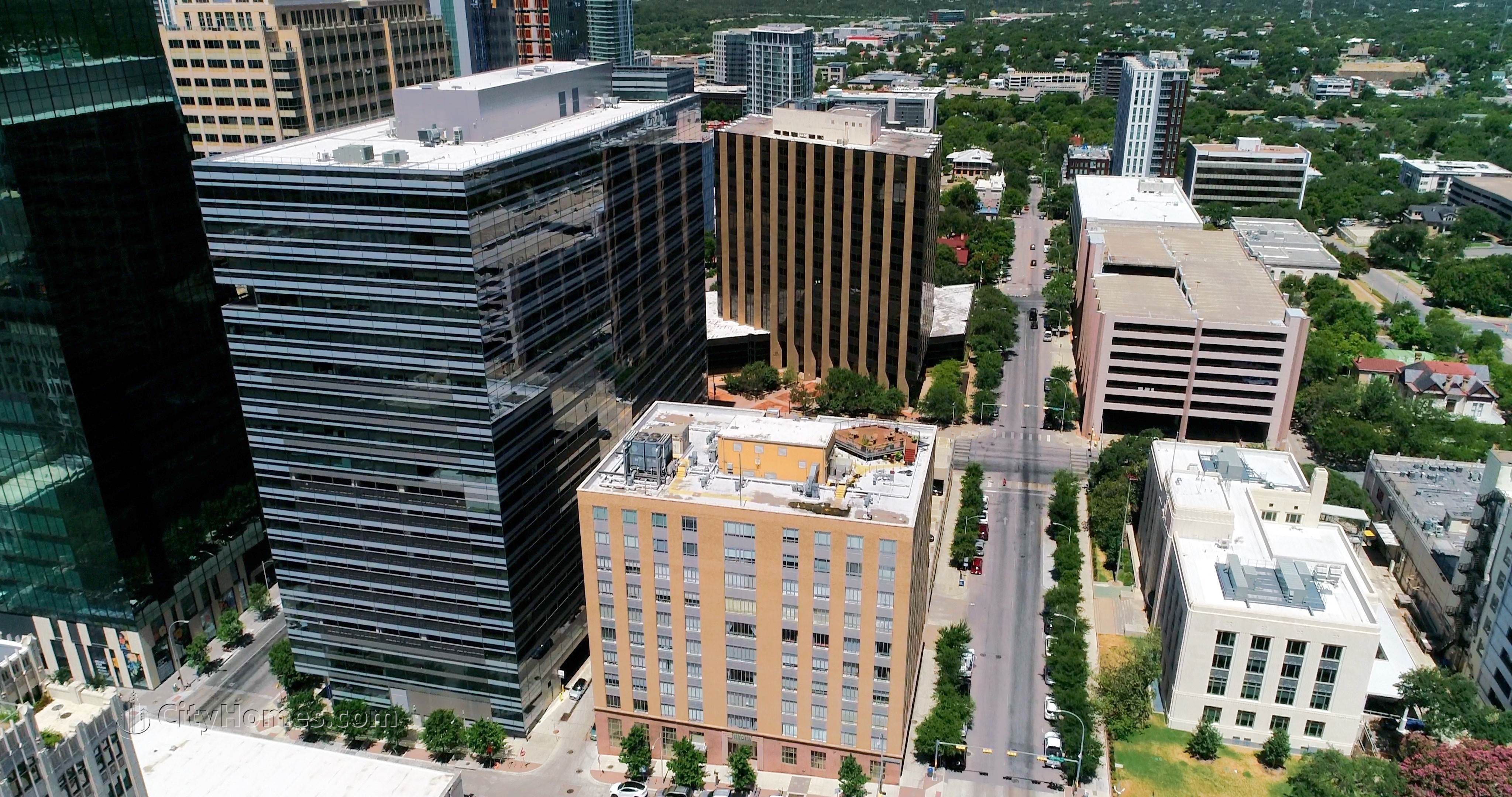 5. Brown Building prédio em 710 Colorado St, Downtown Austin, Austin, TX 78701