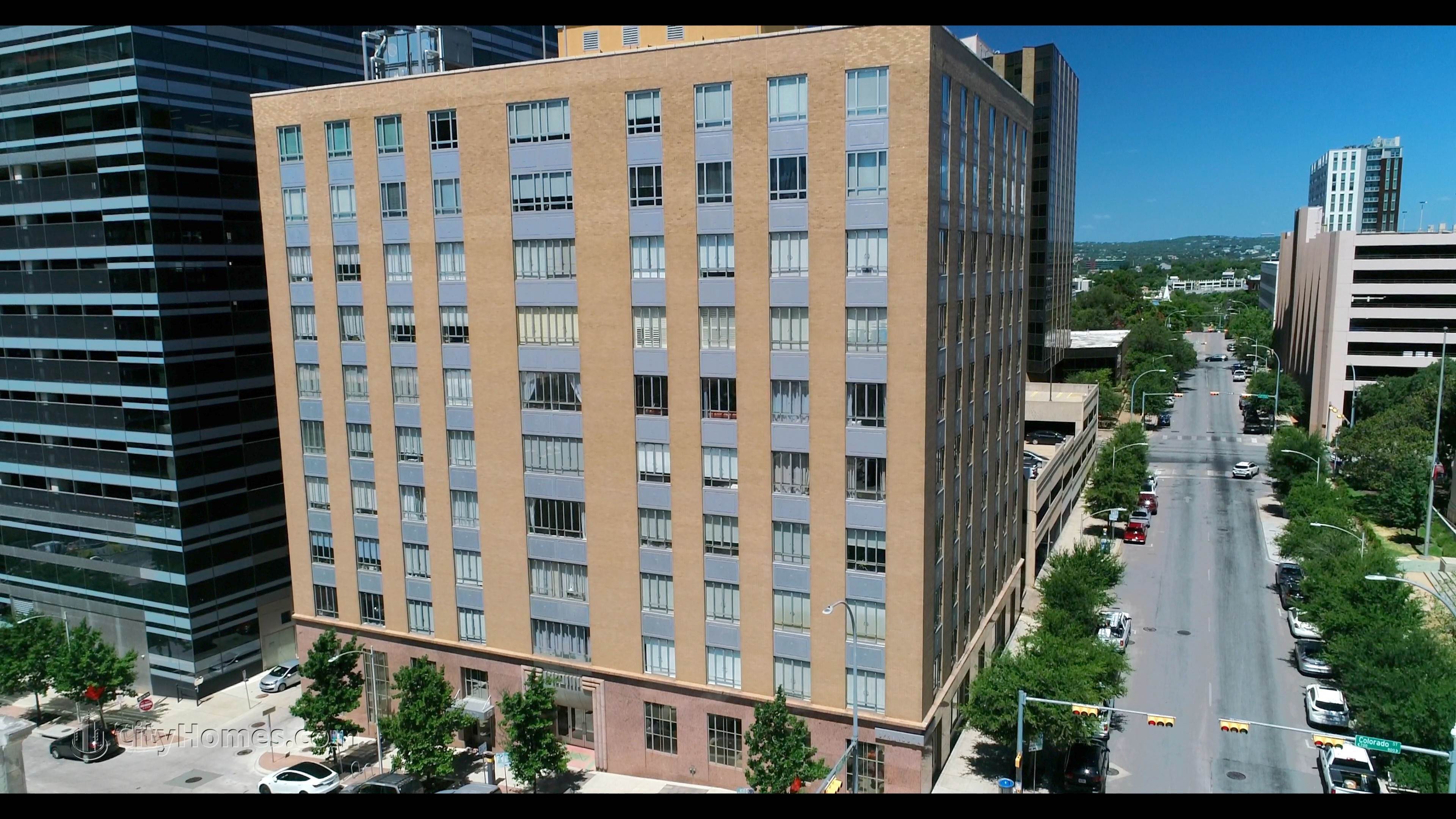 6. Brown Building prédio em 710 Colorado St, Downtown Austin, Austin, TX 78701