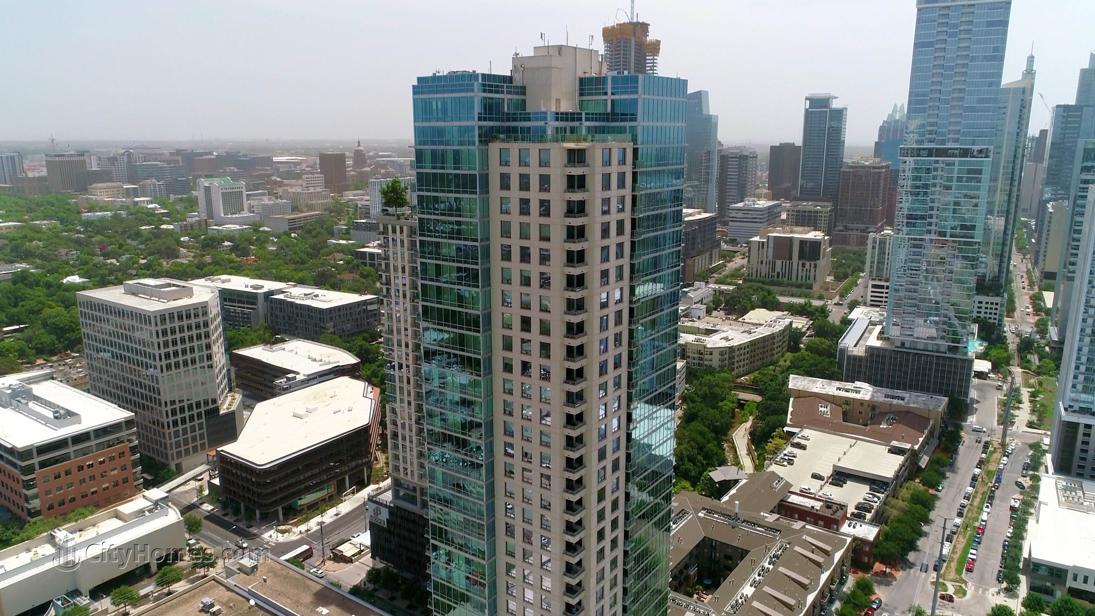 2. Spring Condominiums building at 300 Bowie St, Market District, Austin, TX 78703