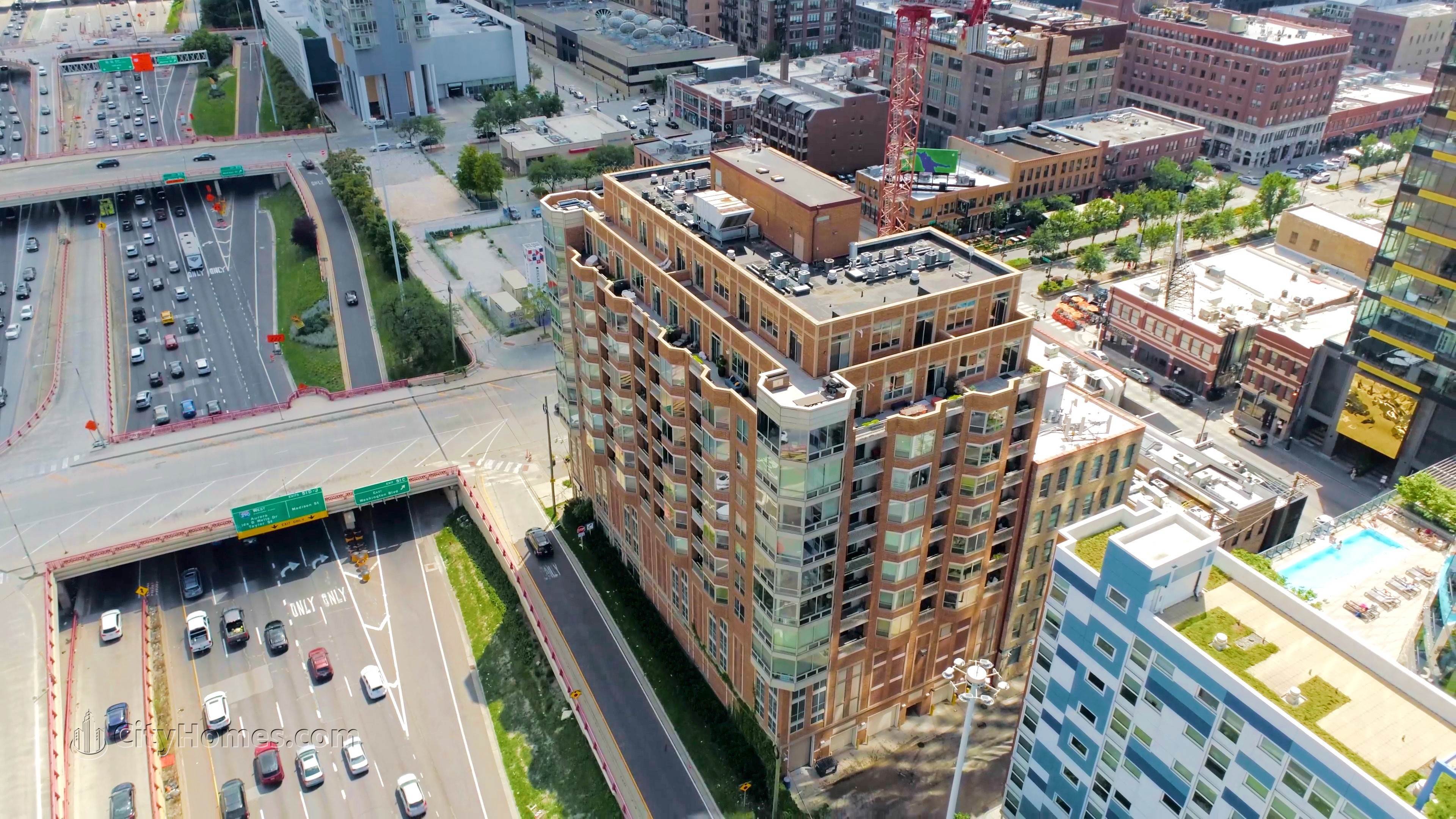 4. City View Tower byggnad vid 720 W Randolph St, West Side, Chicago, IL 60661