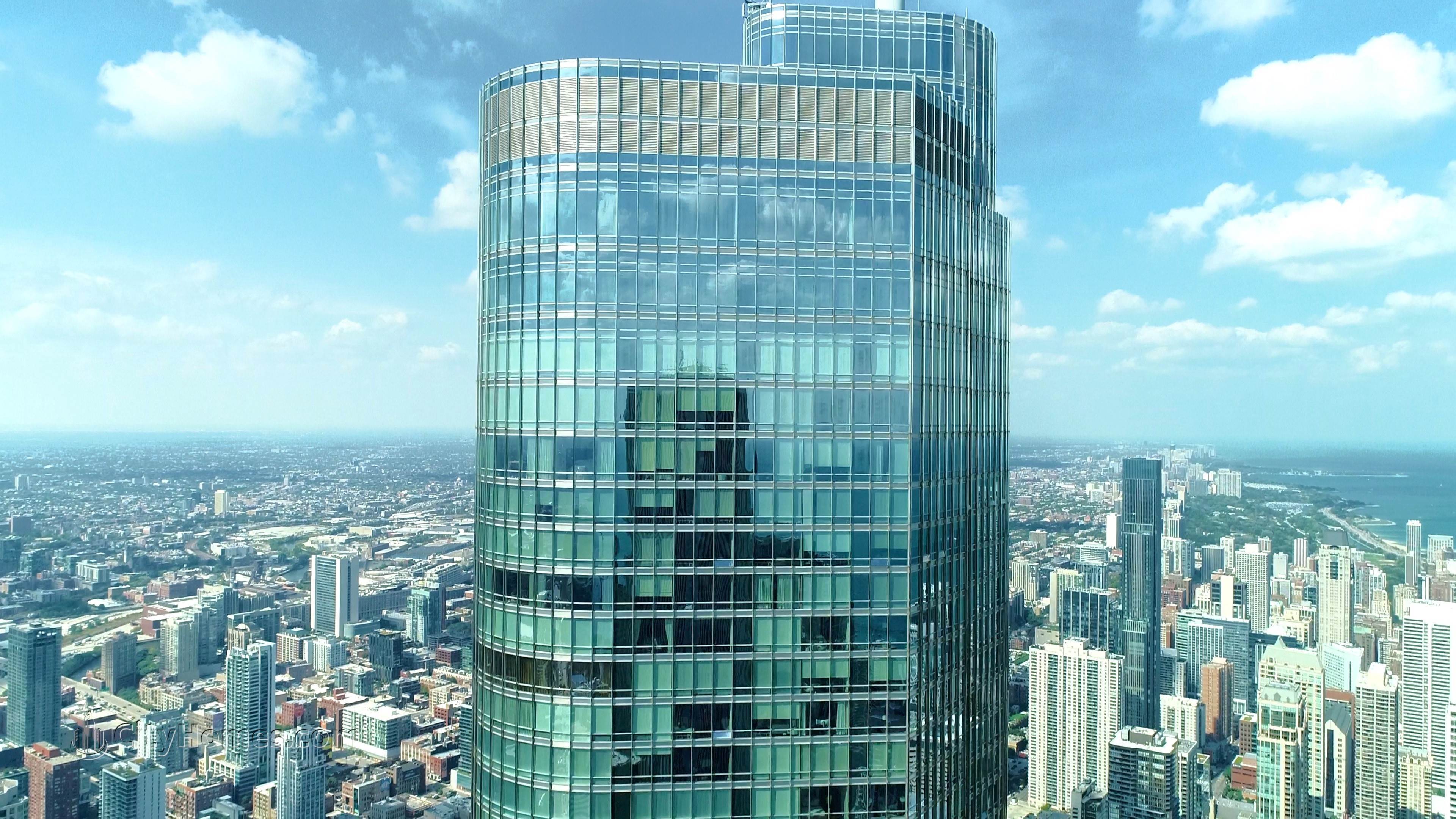 2. Trump Tower建于 401 N Wabash St, Central Chicago, 芝加哥, IL 60611