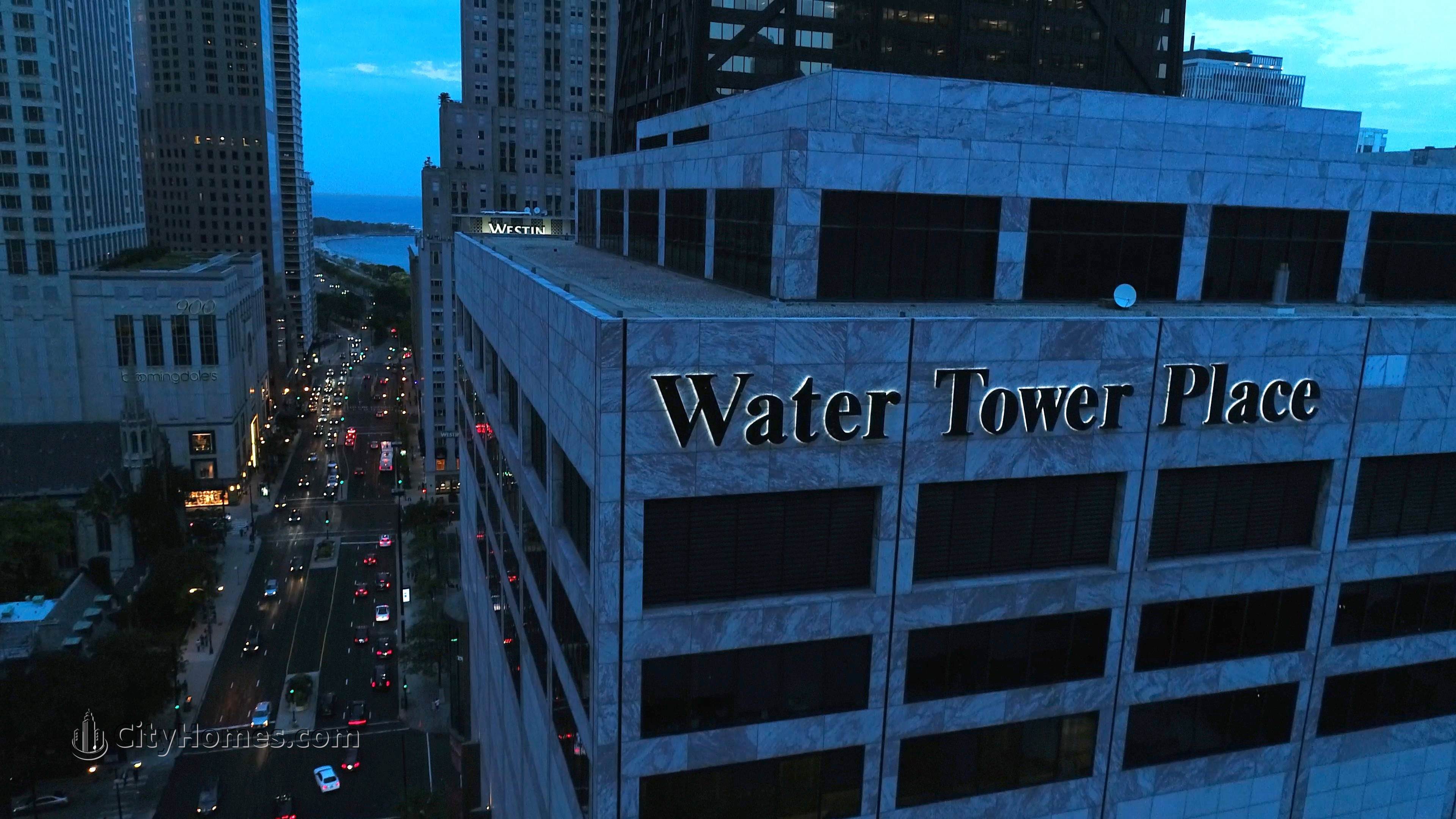 2. Water Tower Place building at 180 E Pearson St, Central Chicago, Chicago, IL 60611