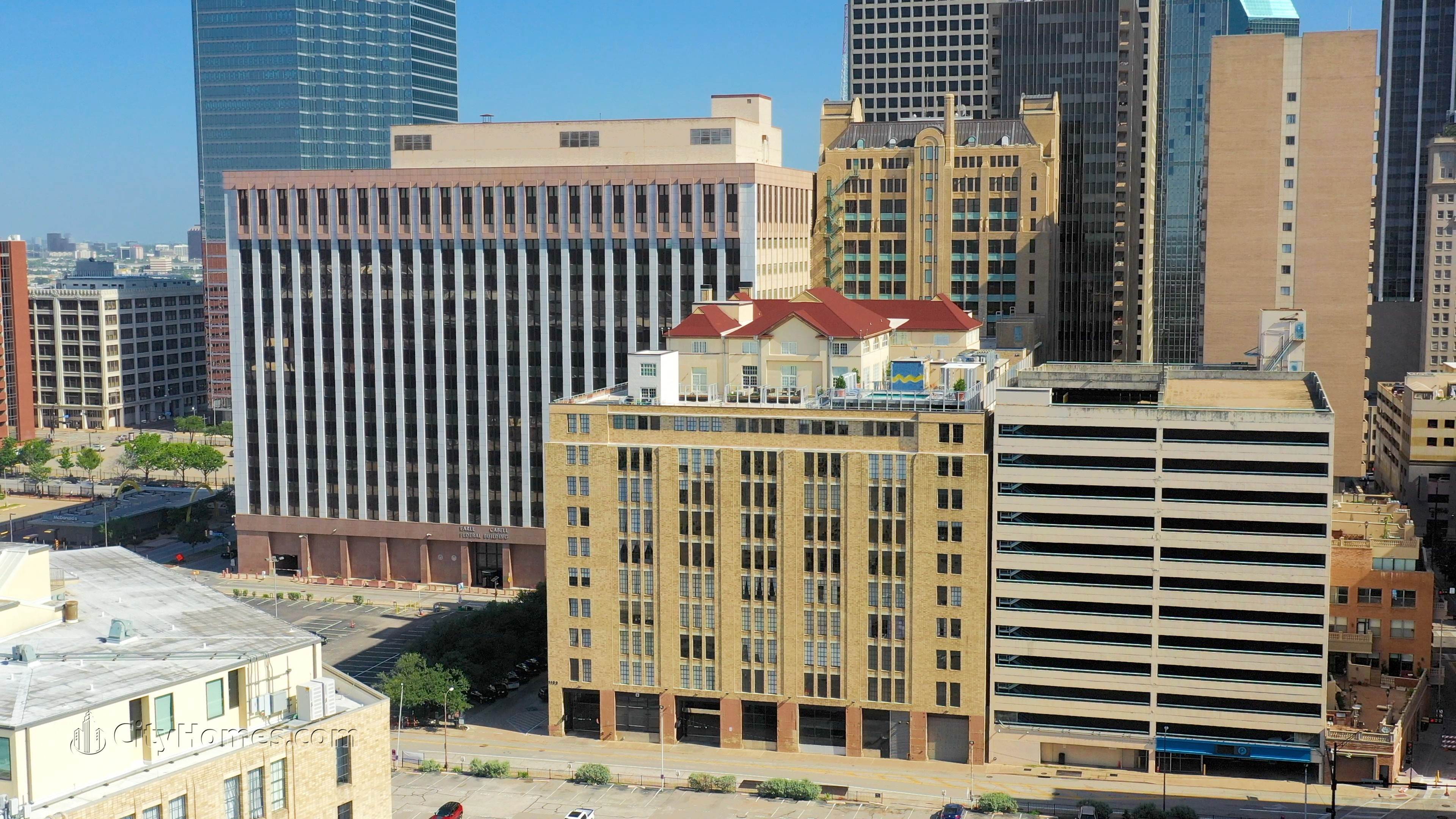 6. SoCo Urban Lofts здание в 1122 Jackson St, Downtown Dallas, Dallas, TX 75202