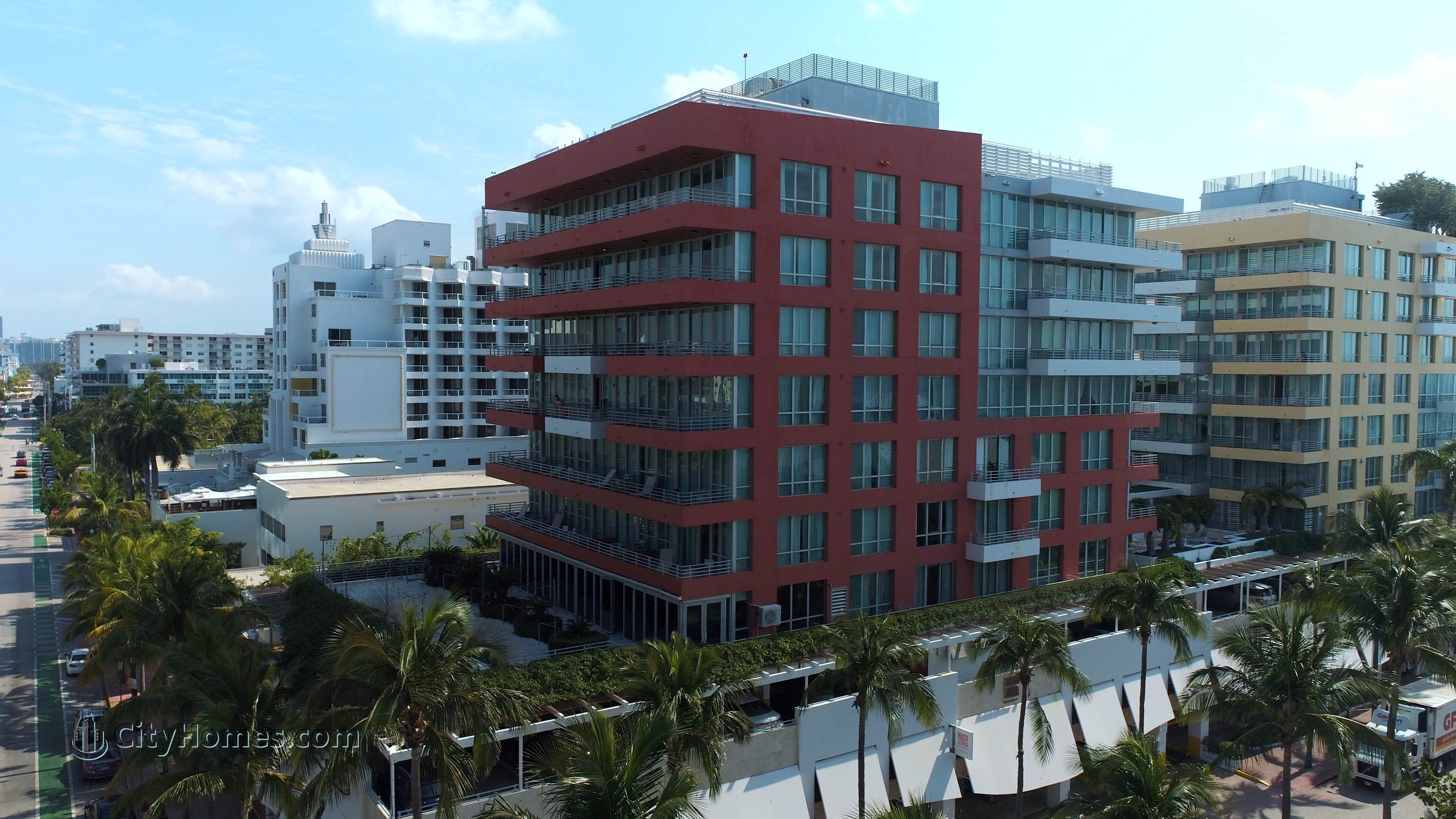 HILTON BENTLEY BEACH gebouw op 101 Ocean Drive, Miami Beach, FL 33139