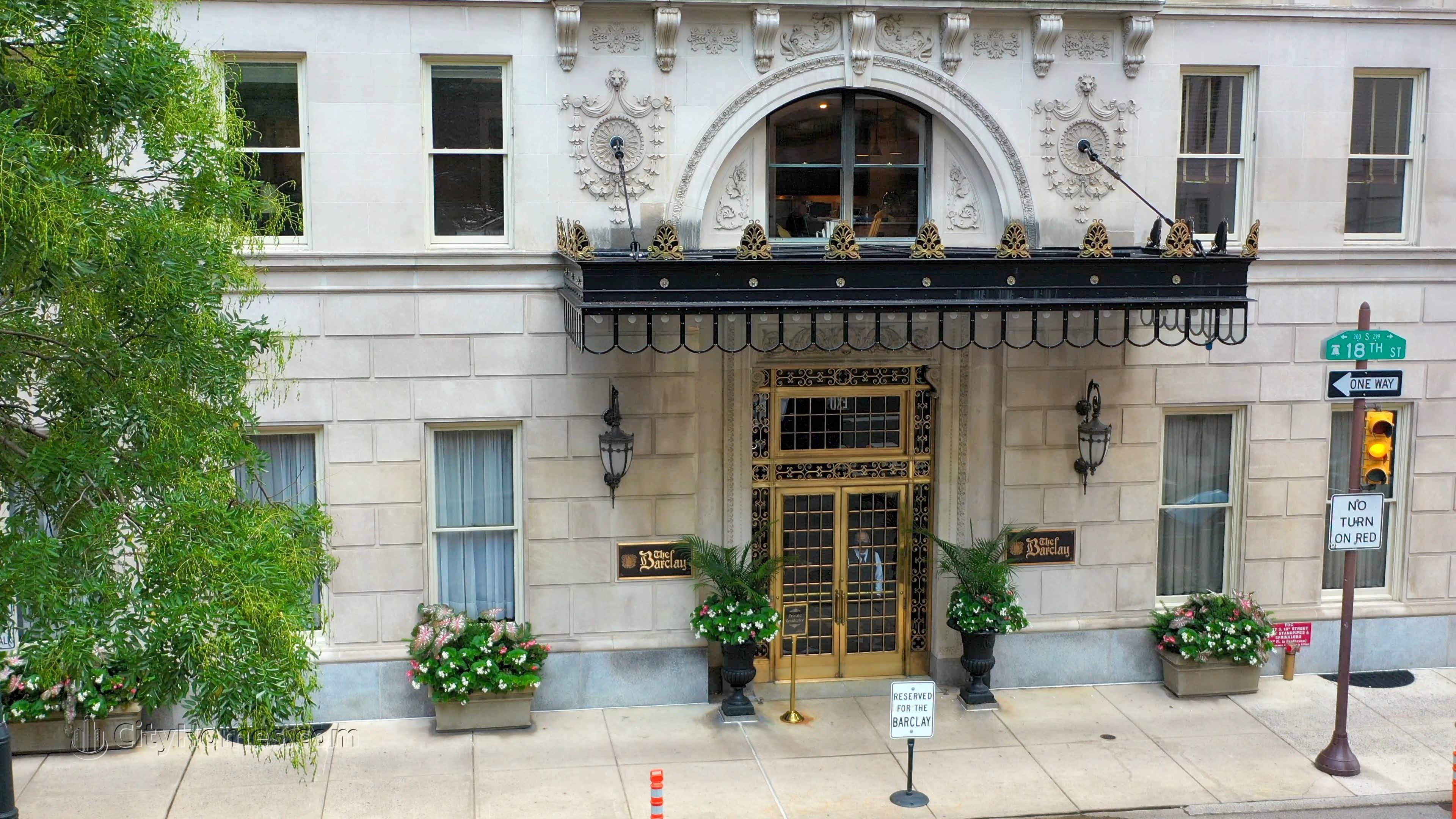 The Barclay gebouw op 237 S 18th St, Rittenhouse Square, Philadelphia, PA 19103