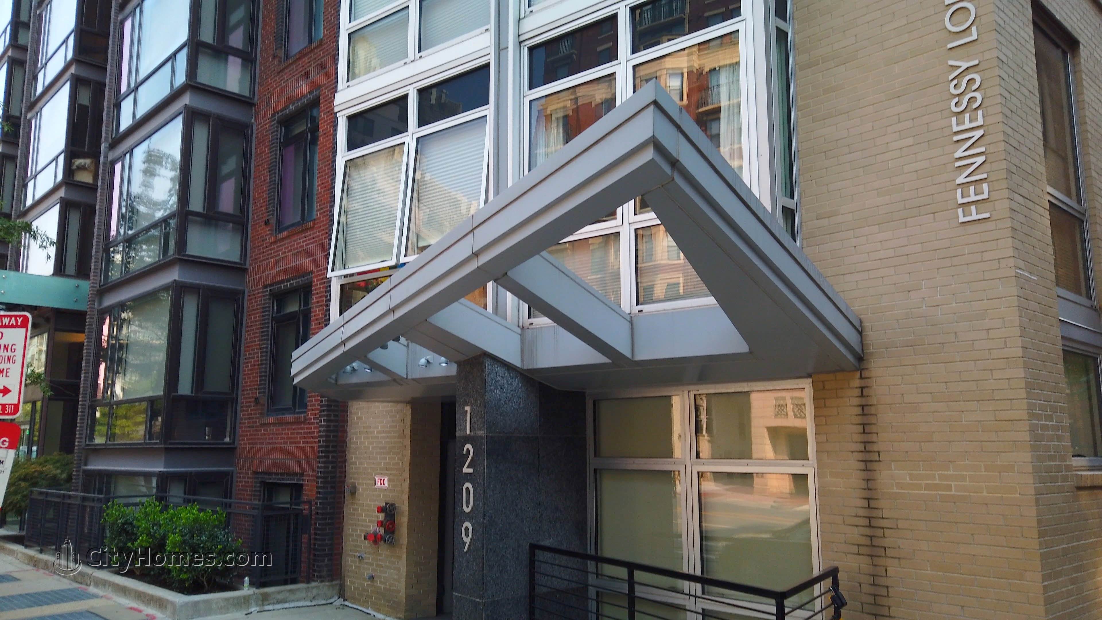 Fennessy Lofts gebouw op 1209 13th St NW, Logan Circle, Washington, DC 20005
