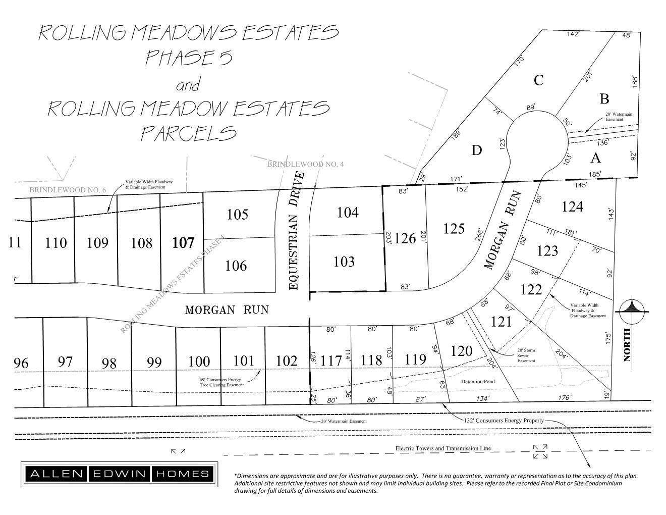 Rolling Meadows Estates xây dựng tại Shetland Dr, Hudsonville, MI 49426