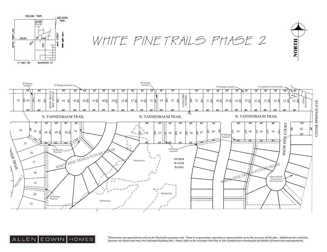 White Pine Trails Gebäude bei Pioneer Trail, Cedar Springs, MI 49319