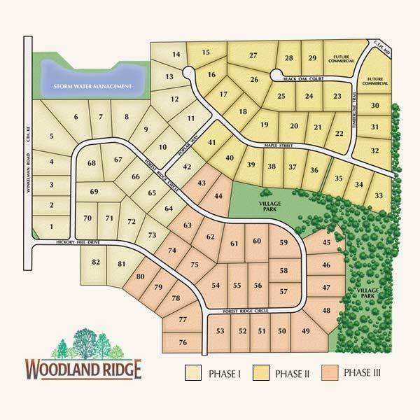 Woodland Ridge prédio em Hickory Hill Drive & Forest Ridge Circle, Sussex, WI 53089