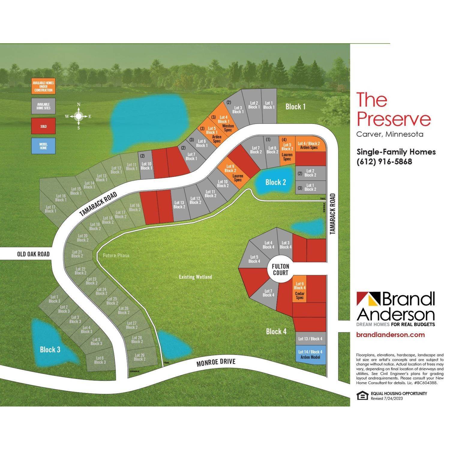 The Preserve xây dựng tại 2001 Tamarack Road, Carver, MN 55315