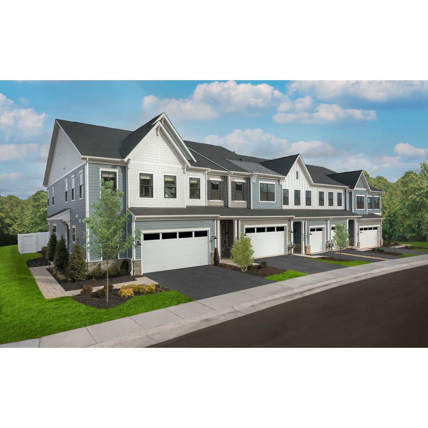 Villetta a schiera per Vendita alle ore 55+ Villas Collection At The Crest At Linton Hall Now Selling From Cadence At Lansdowne, Bristow, VA 20136