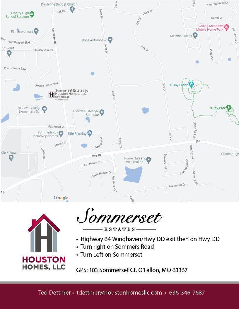 2. Sommerset Estates xây dựng tại 103 Sommerset Ct, O Fallon, MO 63367