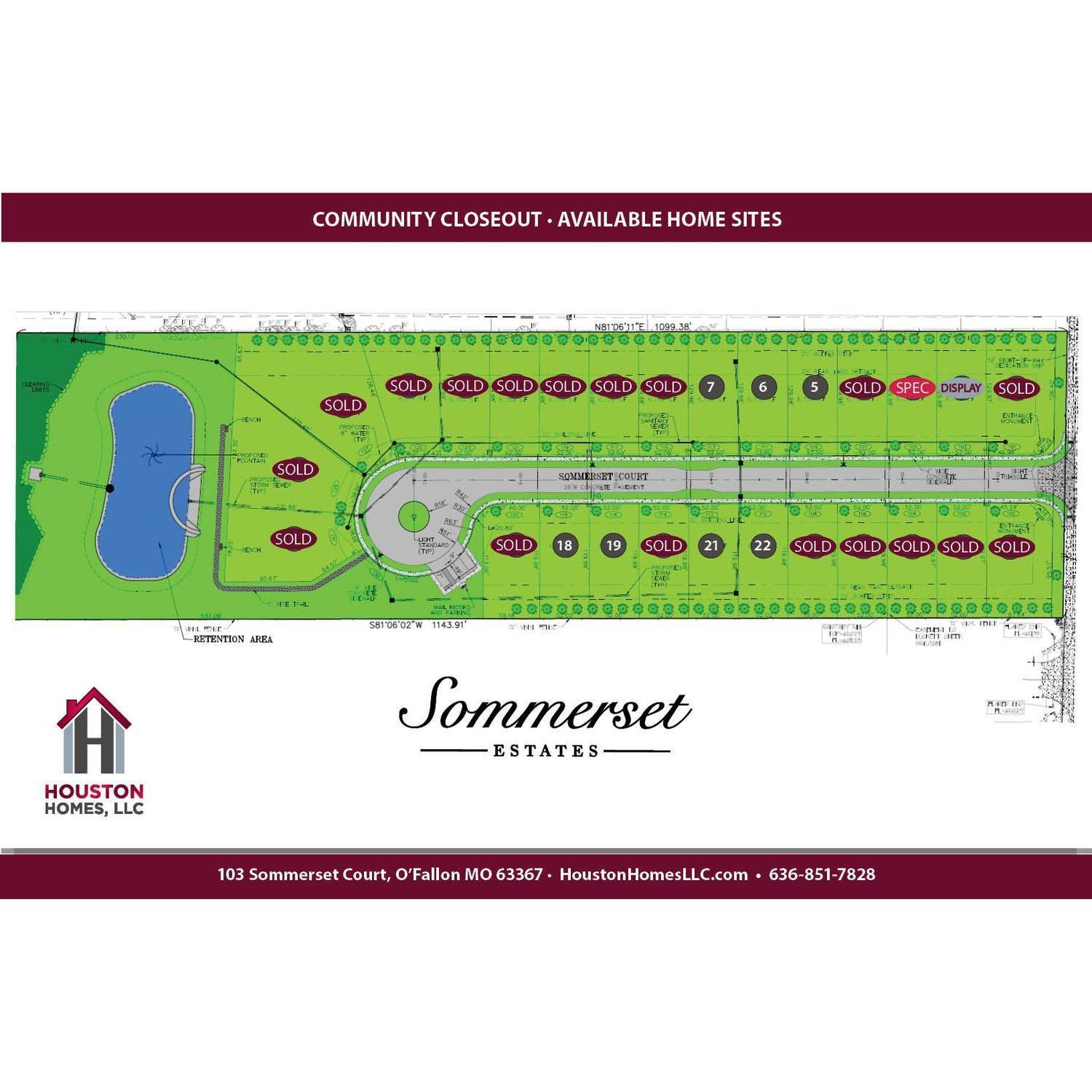 3. Sommerset Estates xây dựng tại 103 Sommerset Ct, O Fallon, MO 63367