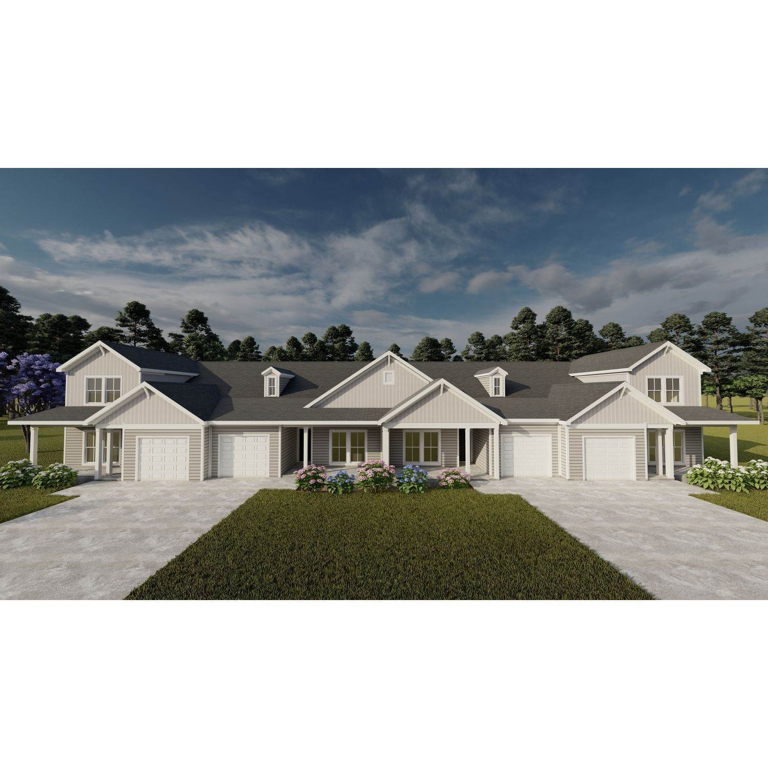 2. Windsor Townhomes xây dựng tại 594 Hampton Drive, North Augusta, SC 29860