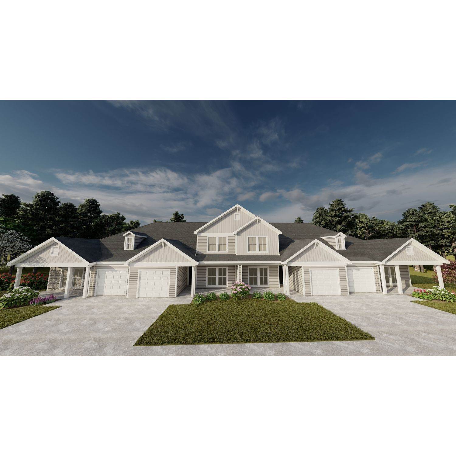 3. Windsor Townhomes xây dựng tại 594 Hampton Drive, North Augusta, SC 29860