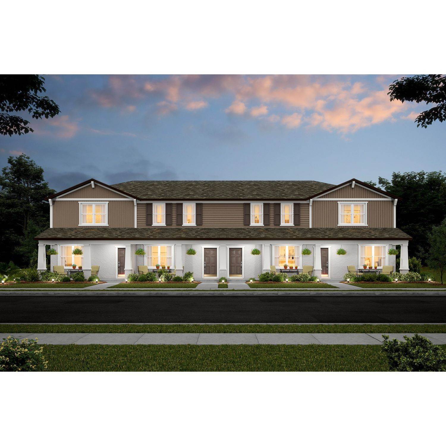 2. Osprey Ranch Townhomes gebouw op New Hartzog Road, Winter Garden, FL 34787