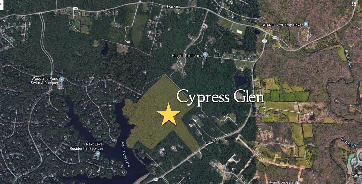 Cypress Glen gebouw op 8400 Highland Glen Drive, Chesterfield, VA 23838