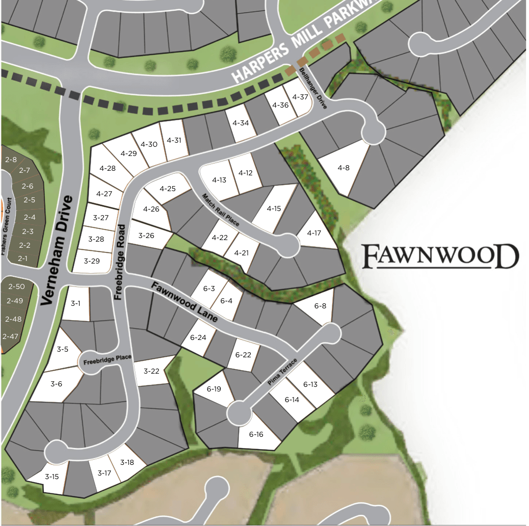 Harpers Mill - Fawnwood byggnad vid 1 Fawnwood Lane, Chesterfield, VA 23832