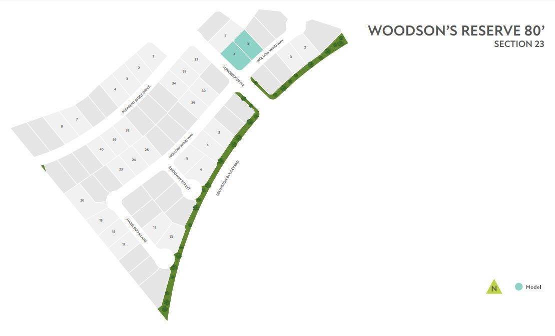 Woodson’s Reserve 80' prédio em 4251 Hollow Wind Way, Conroe, TX 77385