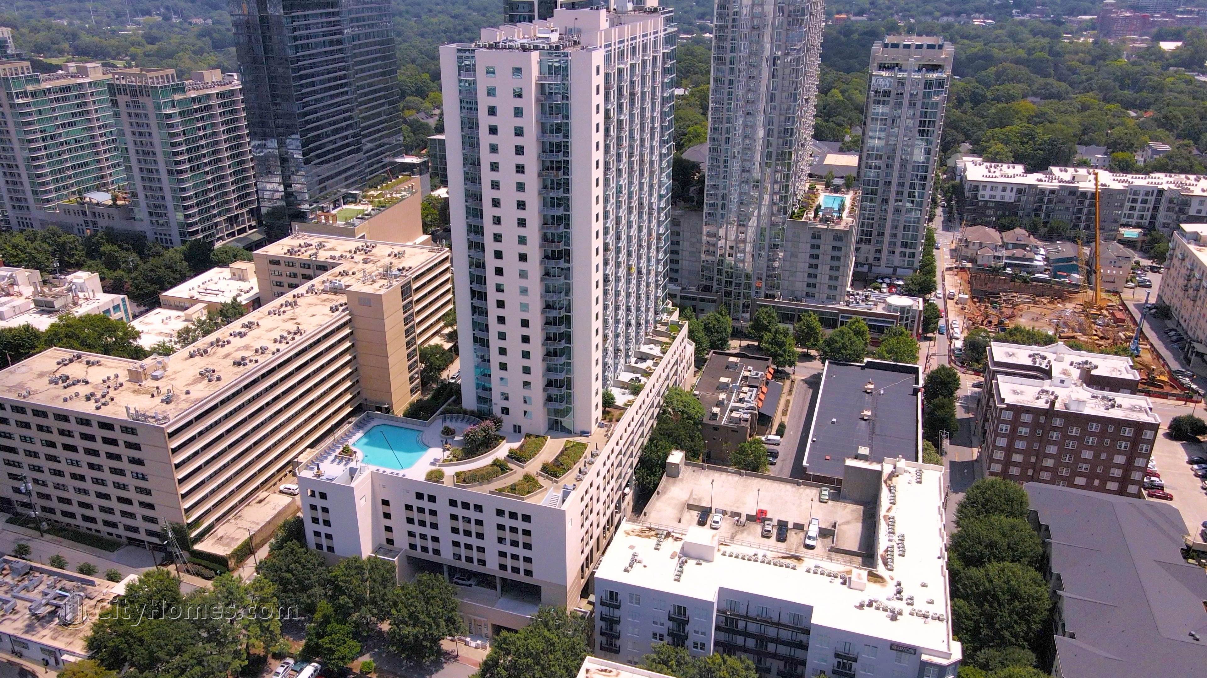 Spire Condominiums byggnad vid 860 Peachtree St NE, Greater Midtown, Atlanta, GA 30308
