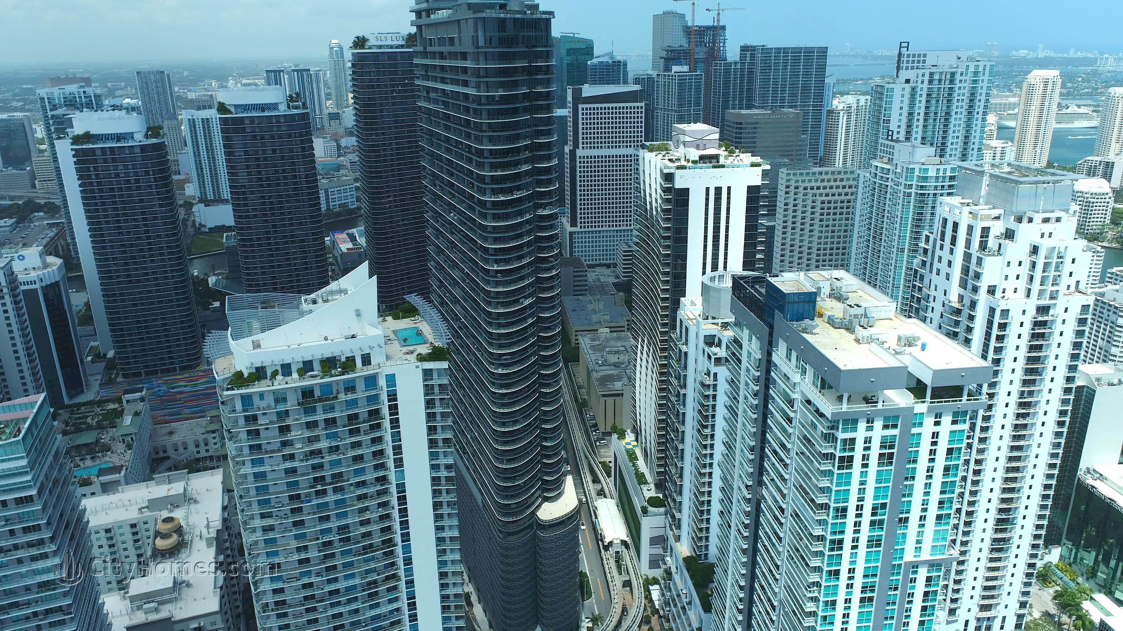 Brickell Flatiron building at 1000 Brickell Plaza, Brickell, Miami, FL 33130
