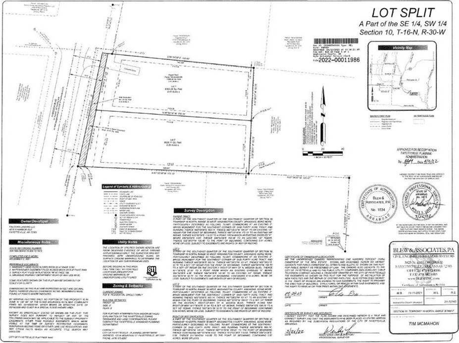 2. Land for Sale at Fayetteville, AR 72701