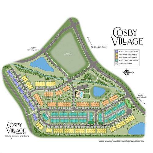 2. Cosby Village 2-Story Townhomes edificio a 15220 Dunton Avenue, Chesterfield, VA 23832