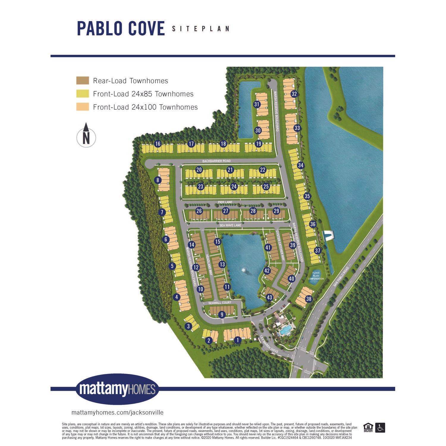 Pablo Cove xây dựng tại 3573 Marsh Reserve Blvd., Jacksonville, FL 32224