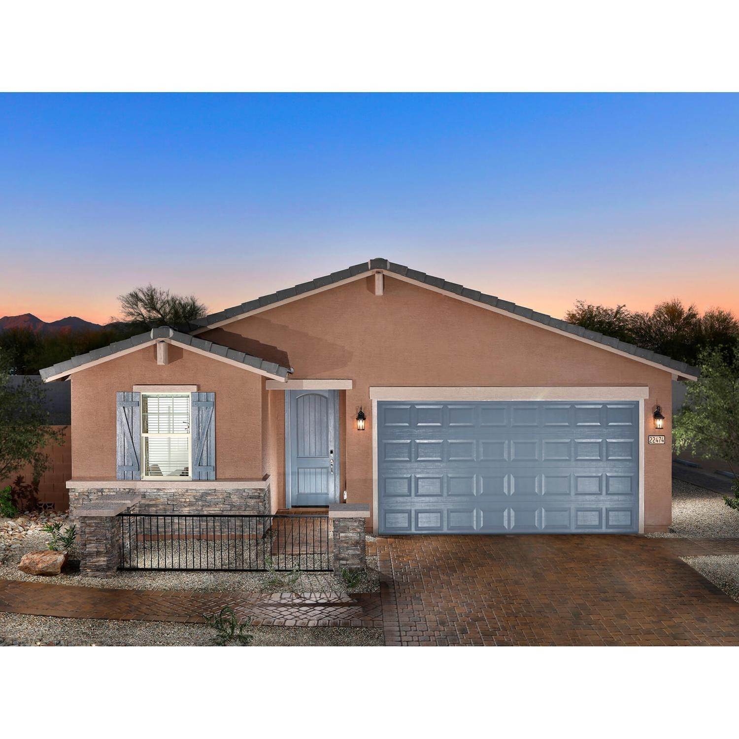 Coyote Ridge - Estate Series xây dựng tại 22474 W Yavapai Street, Buckeye, AZ 85326